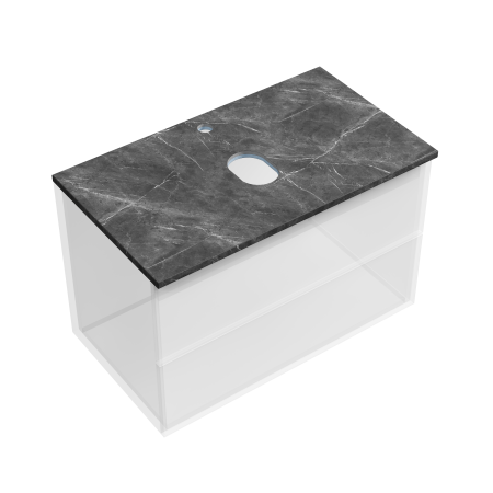 Столешница для ванной комнаты SANCOS  800х460 ,  TT80A1X